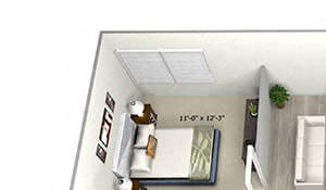 2 Bed 2 Bath TrubB Floor Plan 2 Bed 2 Bath TrubB Floor Plan at 735 Truman, Hyde Park, Massachusetts